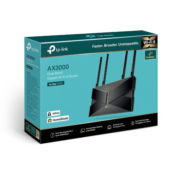 TP-Link Archer AX53 - Router Wi-Fi 6 Dual Band con MU-MIMO y OFDMA