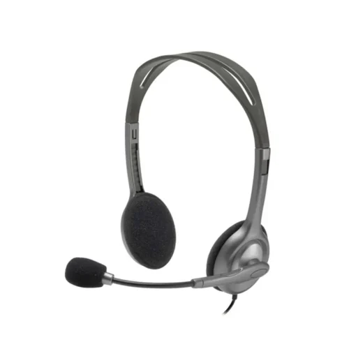Logitech H111 – Diadema Estéreo con Micrófono y Conector de 3.5 mm