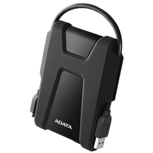 Disco Duro Externo ADATA HD680 1TB USB 3.1 – Antigolpes, Negro