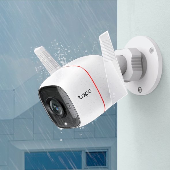TP-Link Tapo C310 – Cámara de Seguridad Wi-Fi para Exteriores 3MP con Visión Nocturna y Audio Bidireccional