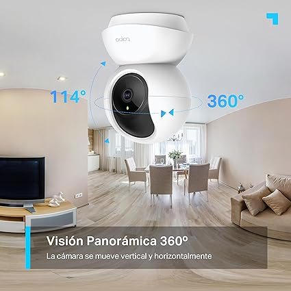 TP-Link Tapo C210 – Pack de 2 Cámaras de Seguridad Wi-Fi 2K Pan/Tilt