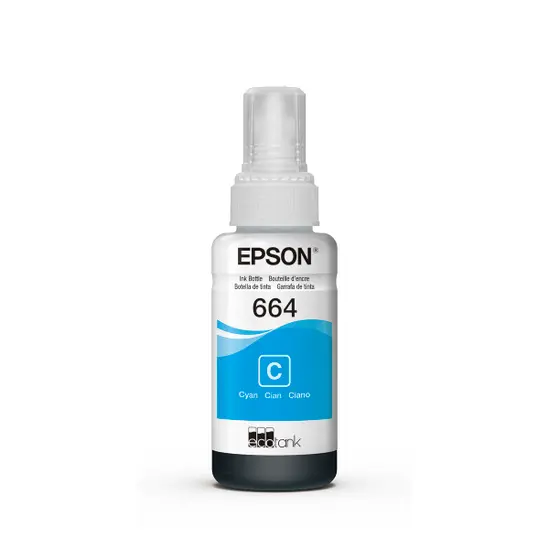 Tintas Epson T664 – Botellas Originales para Impresoras EcoTank