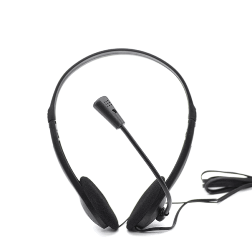 Diadema Jaltech PC Mic Basic T-87 – Auriculares con Micrófono para PC