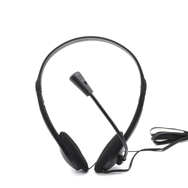 Diadema Jaltech PC Mic Basic T-87 – Auriculares con Micrófono para PC