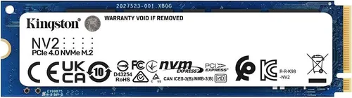 Unidad de Estado Sólido Kingston NV2 1000GB – SSD M.2 PCIe 4.0 NVMe