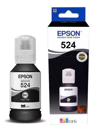 Tintas Epson T524 – Línea de Botellas de Tinta Originales