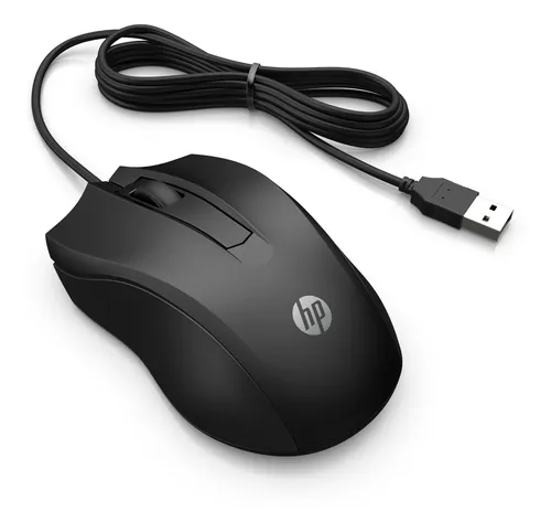 Mouse HP 100 USB – Precisión y Comodidad para el Uso Diario