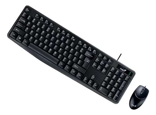 Combo Genius KM-170 – Teclado y Mouse Alámbricos USB