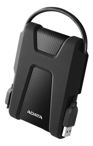 Disco Duro Externo ADATA HD680 1TB USB 3.1 – Antigolpes, Negro