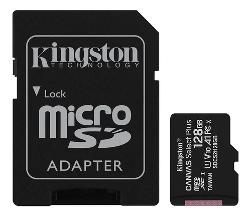 MicroSD Kingston Canvas Select Plus 128GB Clase 10 UHS-I