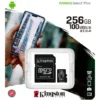 MicroSD Kingston 256GB Canvas Select Plus V30 A1 Clase 10 – con adaptador