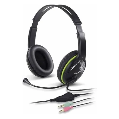 Genius HS-400A – Diadema Estéreo con Micrófono y Conector de 3.5 mm