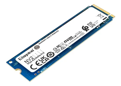 Unidad de Estado Sólido Kingston NV2 500GB – M.2 2280 PCIe 4.0 NVMe