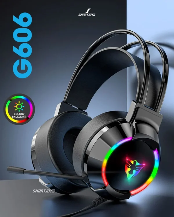 Diadema Gaming RGB G606 – Auriculares con Micrófono y Luces LED