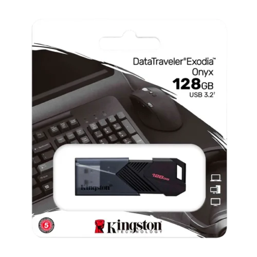 Memoria USB Kingston 128GB DataTraveler Exodia Onyx USB 3.2 – DTXON/128GB