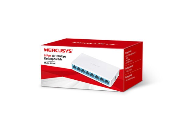 Mercusys MS108 - Switch Gigabit no Gestionado de 8 Puertos Compacto