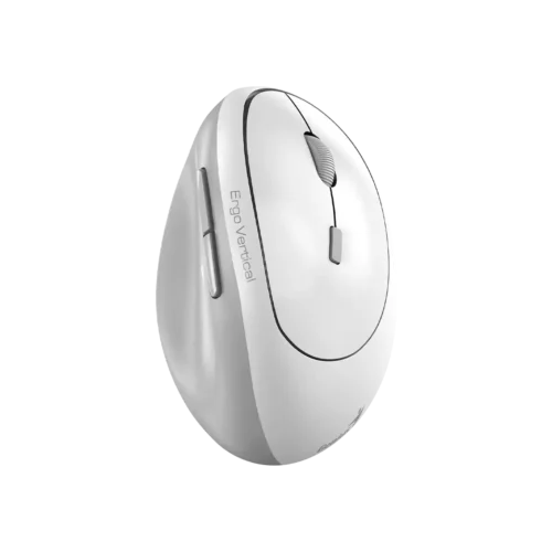 Mouse Genius Ergo 8350S Ai Copilot Dual Wireless/Bluetooth Vertical Silent White-grey