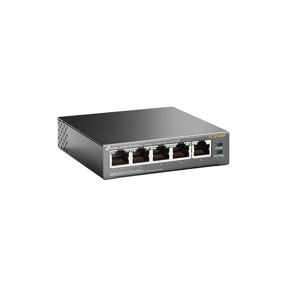 TP-Link TL-SF1005P - Switch Fast Ethernet 5 Puertos con PoE (4 Puertos PoE)