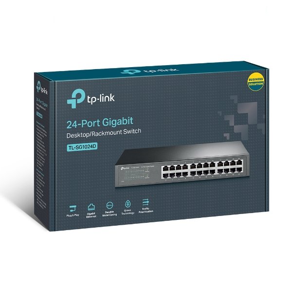 TP-Link TL-SG1024D - Switch Gigabit no Gestionado de 24 Puertos