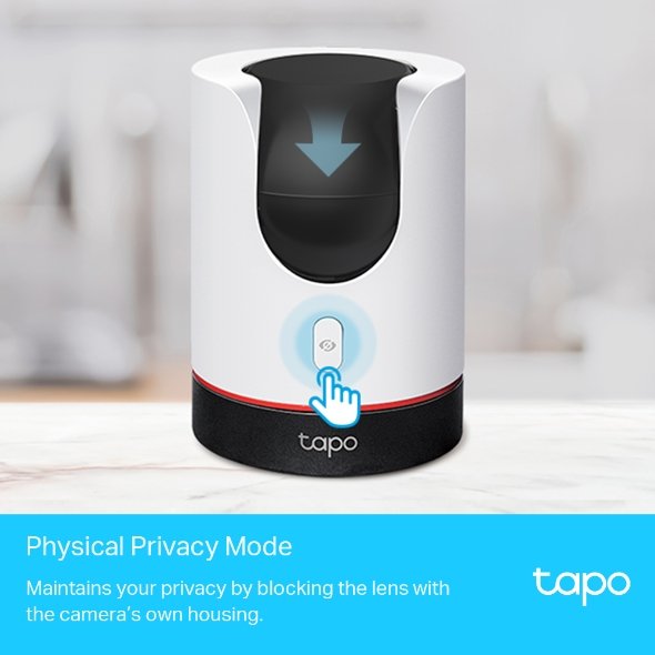 TP-Link Tapo C225 - Cámara de Seguridad WiFi Interior 2K con Visión Nocturna en Color