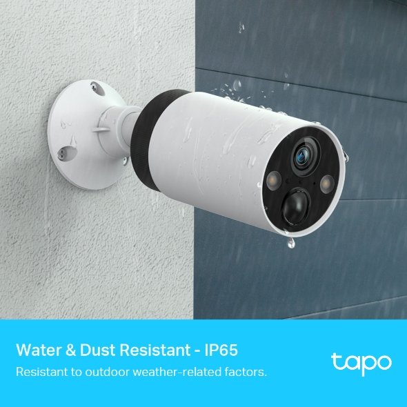 TP-Link Tapo C420S1 – Cámara de Seguridad Wi-Fi 2K QHD con Batería Recargable y Visión Nocturna a Color