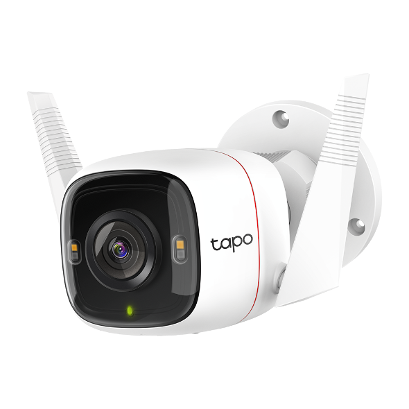 TP-Link Tapo C320WS – Cámara de Seguridad Wi-Fi para Exteriores 2K QHD con Visión Nocturna a Color y Sensor Starlight