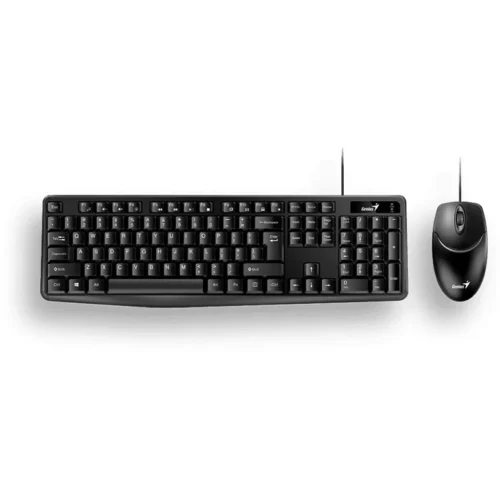 Combo Genius KM-170 – Teclado y Mouse Alámbricos USB