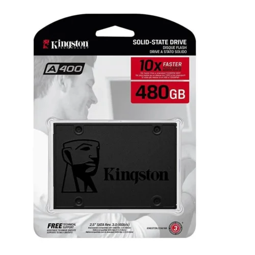 Disco Sólido Interno Kingston A400 480GB – SSD 2.5" SATA III