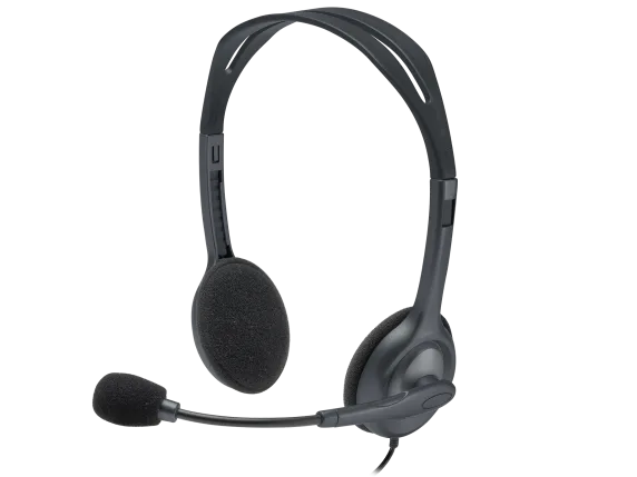 Logitech H111 – Diadema Estéreo con Micrófono y Conector de 3.5 mm