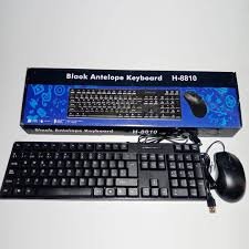 Combo Teclado y Mouse Alámbrico Black Antelope H-8810