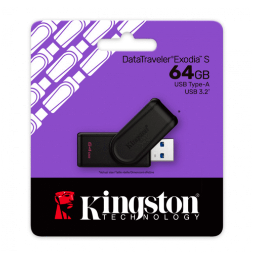 MEMORIA USB KINGSTON DATATRAVELER EXODIA 64GB (DTXS/64GB)