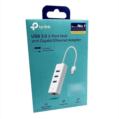 ADAPTADOR DE RED TP-LINK UE330 – USB 3.0 A GIGABIT ETHERNET + HUB 3 PUERTOS USB 3.0