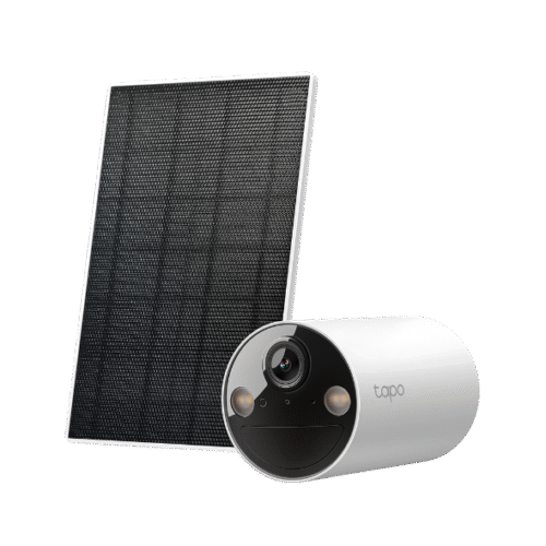 CÁMARA TAPO C410 KIT DE VIGILANCIA WI-FI SOLAR CON BATERÍA RECARGABLE Y DETECCIÓN IA 2K INTERIOR/EXT