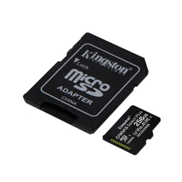 MICRO SD DE 256 GB KINGSTON C10 CANVAS SELECT PLUS