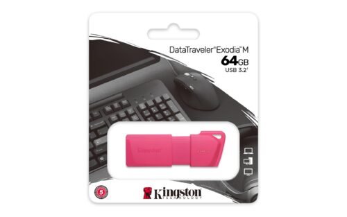 MEMORIA USB 64GB KINGSTON KC-U2L64-7LN 3.2 PINK