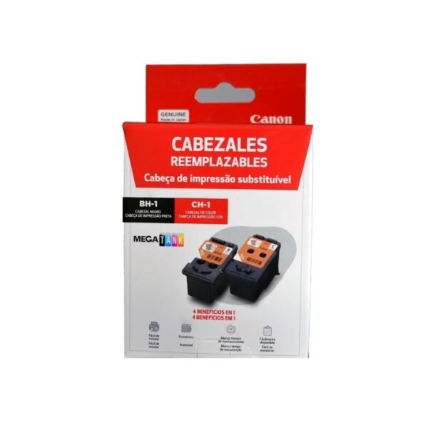 KIT DE CABEZALES CANON BH-1 + CH-1 (NEGRO Y COLOR)