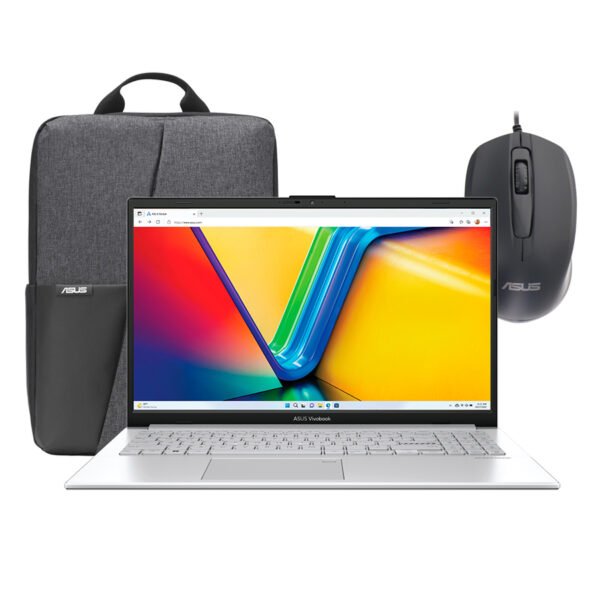 ASUS Vivobook Go 15 (E1504FA-NJ1581) – Ryzen 5 7520U, 16 GB LPDDR5, SSD 512 GB, 15.6″ FHD, FreeDOS