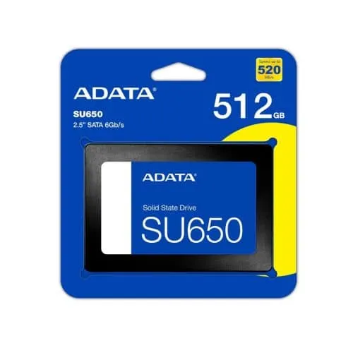 ADATA SSD 2.5 SATA MODELO SU650 512GB