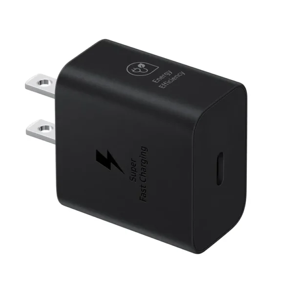 ADAPTADOR CARGADOR PARED SAMSUNG USB-C 25W CARGA RÁPIDA